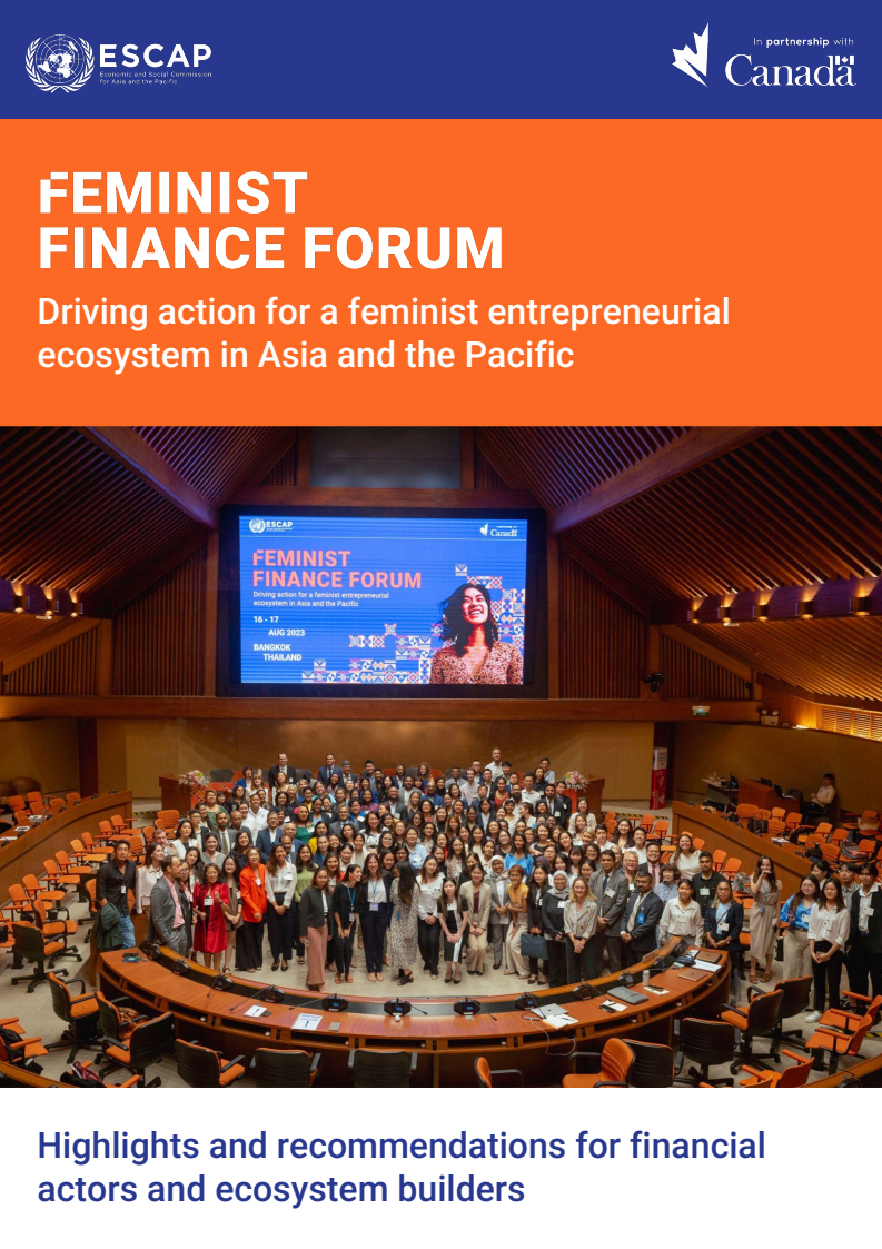 페미니스트 파이낸스 포럼 : 아시아 태평양 지역의 페미니스트 기업가 생태계를 위한 활동 추진 (Feminist Finance Forum: Driving action for a feminist entrepreneurial ecosystem in Asia and the Pacific)