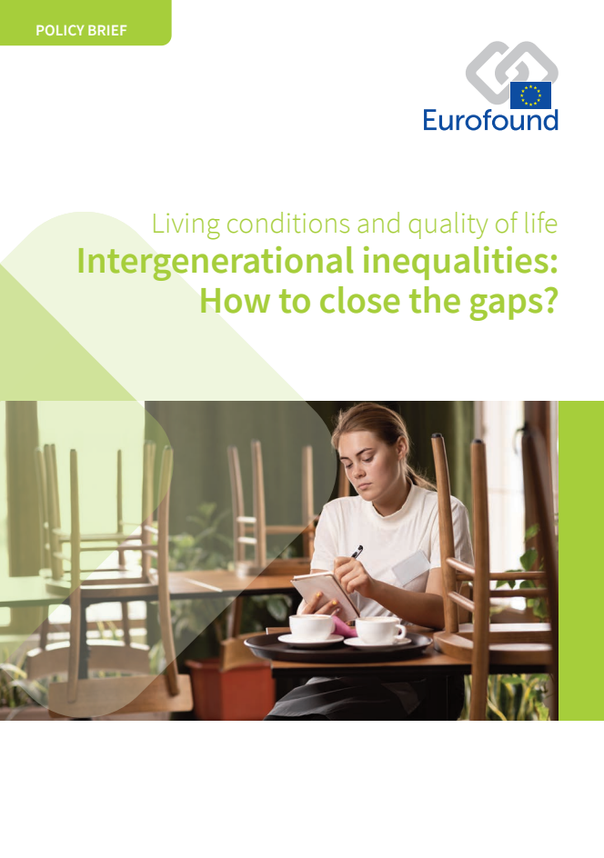 세대 간의 불평등 : 격차 감소 방안 (Intergenerational inequalities: How to close the gaps?)