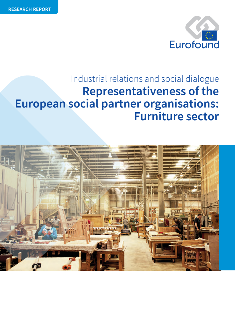 유럽의 사회적 파트너 조직의 대표성 : 가구 부문 (Representativeness of the European social partner organisations: Furniture sector)