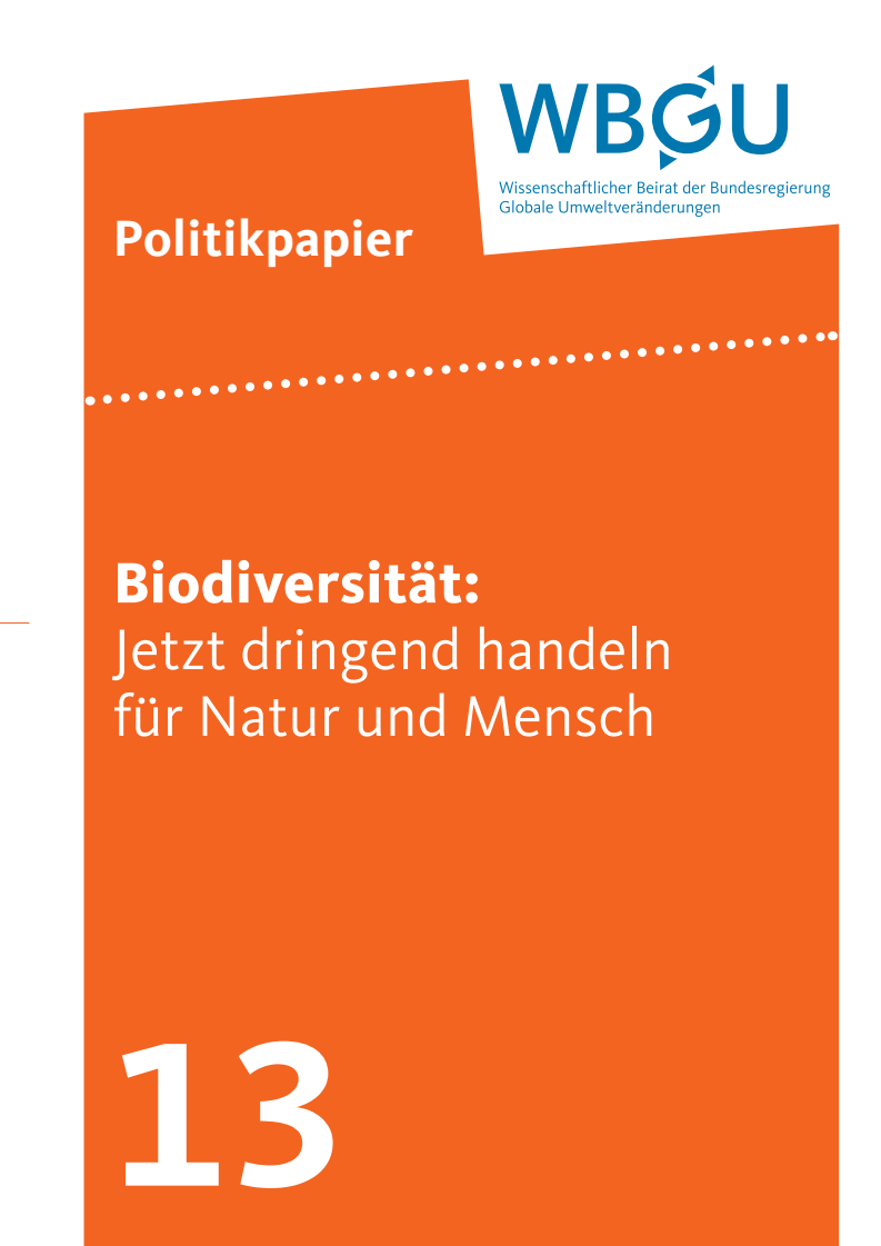 생물다양성: 자연과 사람을 위한 대응의 시급성 (Biodiversität: Jetzt dringend handeln für Natur und Mensch)