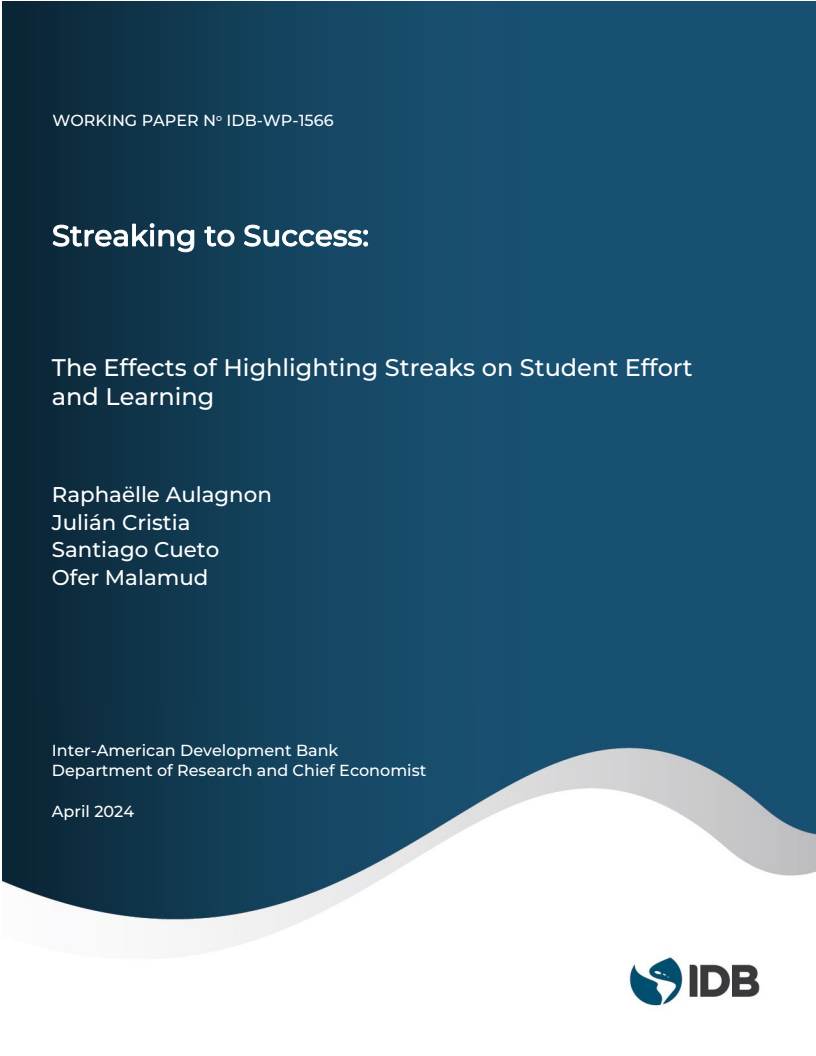 연속 성공 : 연속성 강조가 학생의 노력과 성취에 미치는 영향 (Streaking to Success: The Effects of Highlighting Streaks on Student Effort and Achievement)