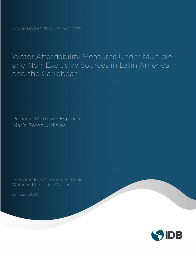중남미·카리브해 지역의 복수원 및 비배타원에 따른 용수가격 산정 방안 (Water Affordability Measures Under Multiple and Non-Exclusive Sources in Latin America and the Caribbean)