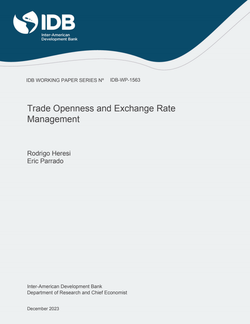 무역개방과 환율 관리 (Trade Openness and Exchange Rate Management)