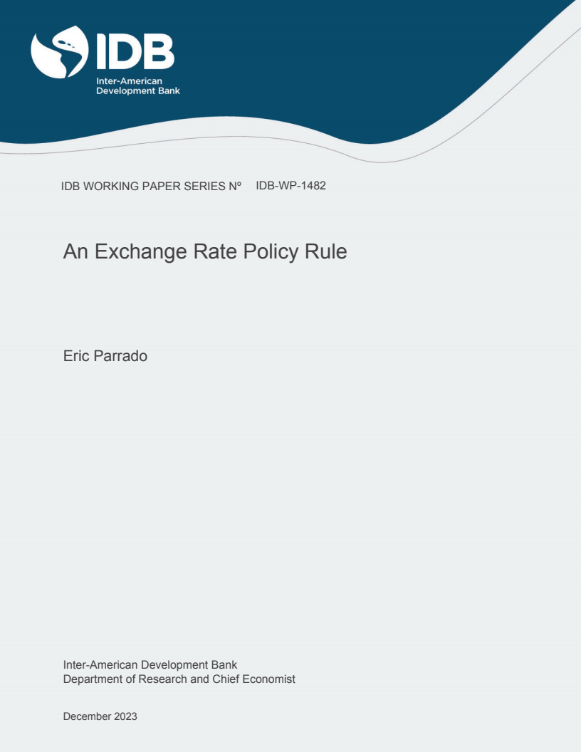 환율 정책 규칙 (An Exchange Rate Policy Rule)