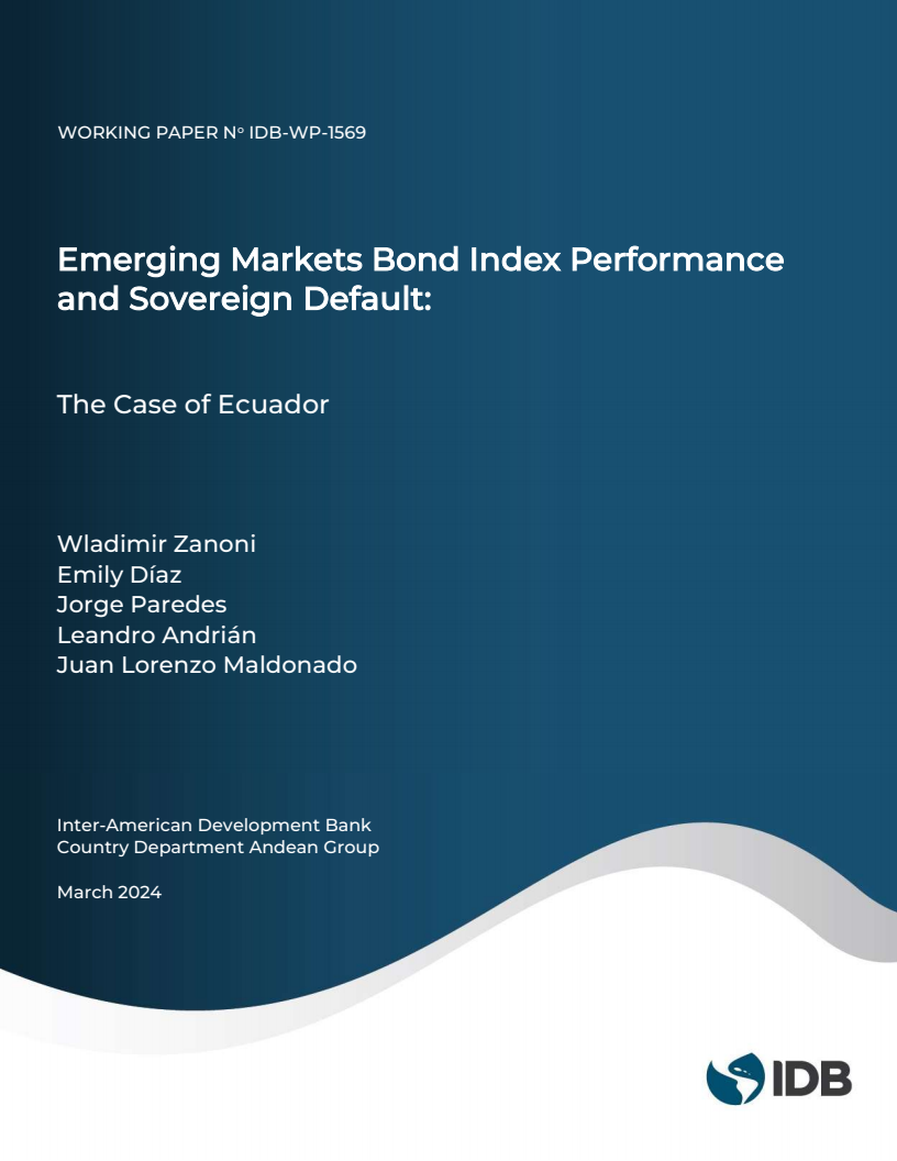 신흥시장 채권지수 성과와 국가부도: 에콰도르 사례 (Emerging Markets Bond Index Performance and Sovereign Default: The Case of Ecuador)