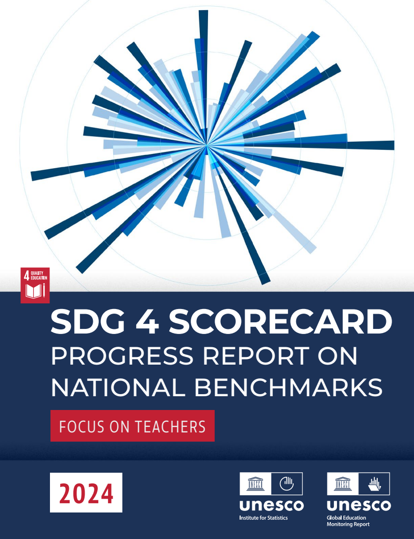 국가 벤치마크에 대한 SDG 4 스코어카드 진행 보고서 : 교사 중심 (SDG 4 scorecard progress report on national benchmarks: focus on teachers)