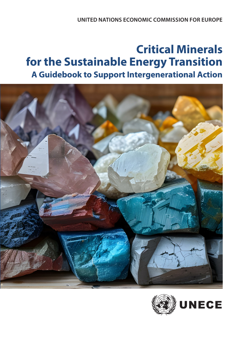 세대 간 조치에 필요한 지속 가능한 에너지 전환을 위한 중요 광물에 관한 지침서 (Guidebook on Critical Minerals for Sustainable Energy Transition to Support Intergenerational Action)