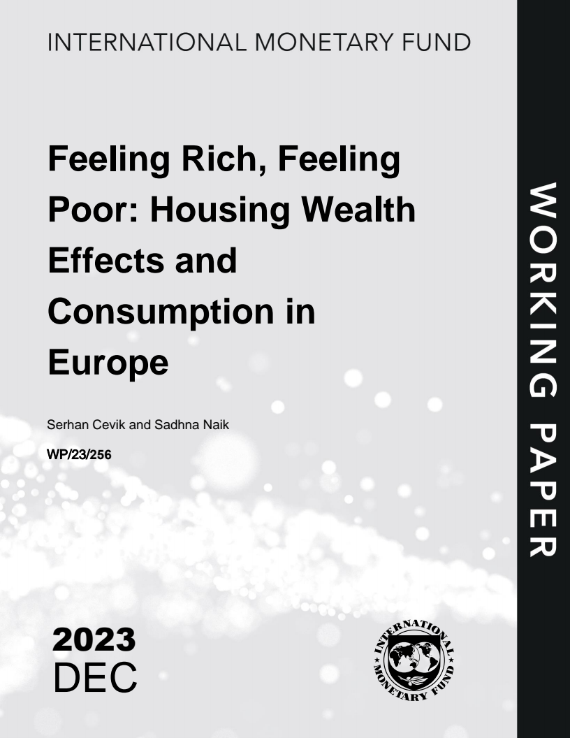 부유와 가난 : 유럽의 주택자산효과와 소비 (Feeling Rich, Feeling Poor: Housing Wealth Effects and Consumption in Europe)