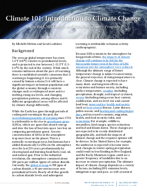 기후 101 : 기후변화의 개요 (Climate 101: Introduction to Climate Change)(2015)