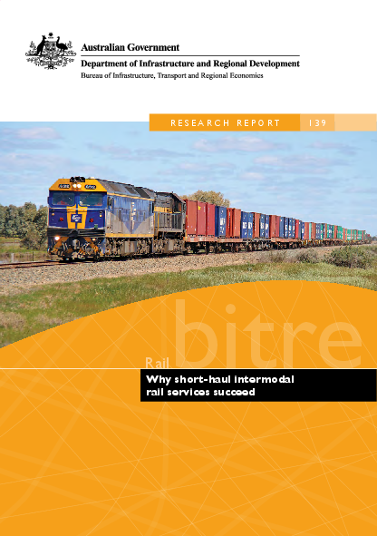 근거리 복합 철도 서비스의 성공원인 : 연구 보고서 139 (Why short-haul intermodal rail services succeed: Research Report 139)