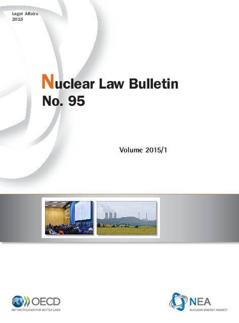 원자력법 소식 95호, 2015/1권 (Nuclear Law Bulletin No. 95, Volume 2015/1)