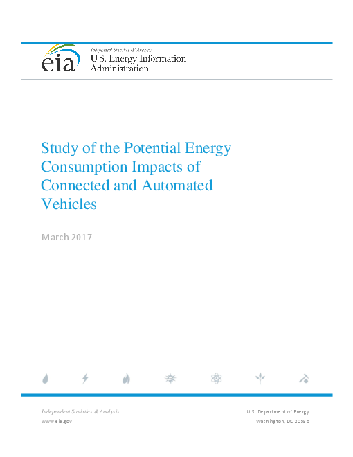 커넥티드 및 자율주행차의 에너지 소비가 미치는 영향 연구 (Study of the potential energy consumption impacts of connected and automated vehicles)(2017)