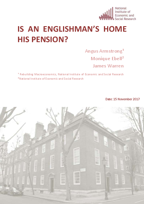 영국에서는 주택이 연금인가 (Is An ´Englishman´s Home´ His Pension?)(2017)