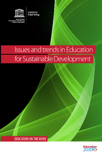 지속가능발전을 위한 교육의 쟁점과 동향 (Issues and trends in education for sustainable development)