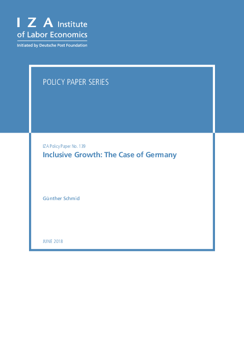 포용적 성장 : 독일 사례 (Inclusive Growth: The Case of Germany)(2018)