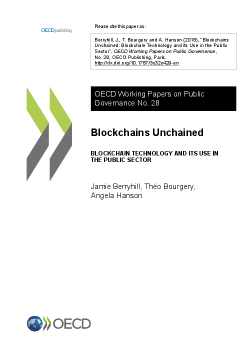 블록체인 해방 : 공공 부문에서 블록체인 기술 및 이용 (Blockchains Unchained: Blockchain Technology and its Use in the Public Sector)