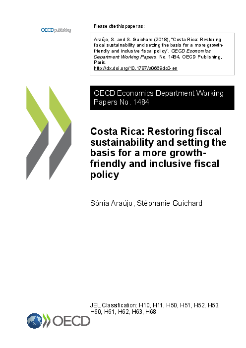 코스타리카 : 재정건전성 회복과 더욱 성장 친화적이고 수용적인 재정 정책 수립을 위한 기반 마련 (Costa Rica: Restoring fiscal sustainability and setting the basis for a more growth-friendly and inclusive fiscal policy)(2018)