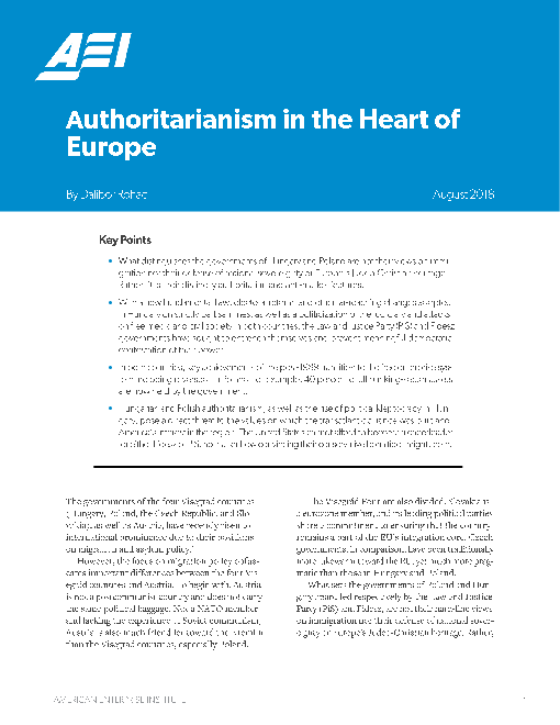 유럽 중심부의 독재주의 (Authoritarianism in the heart of Europe)