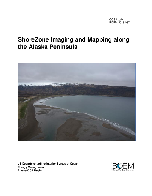 알래스카 반도를 따라 쇼어존 이미징 및 매핑 (ShoreZone Imaging and Mapping along the Alaska Peninsula)