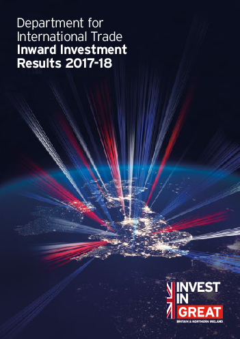 2017 -18년 영국 국제통상부 내부 투자 결과 (Department for International Trade inward investment results 2017-18)