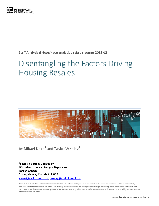주택 전매 주도 요인 분석 (Disentangling the Factors Driving Housing Resales)