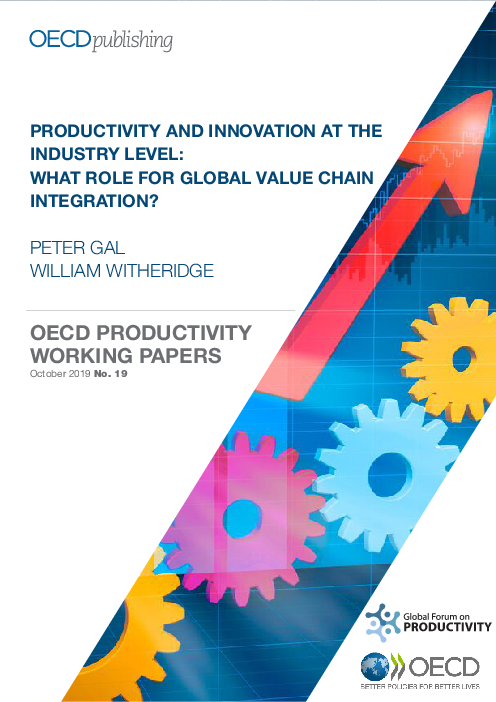 산업 수준의 생산성과 혁신 : 글로벌 가치 사슬 통합의 역할 (Productivity and innovation at the industry level: What role for integration in global value chains? )(2019)