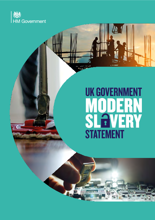 현대판 노예방지 제도 - 영국 정부 성명 (UK government modern slavery statement)