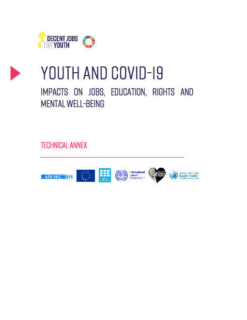 청소년과 코로나바이러스감염증-19(COVID-19) : 일자리, 교육 권리 및 정신건강에 대한 영향 - 기술 부록 (Youth and COVID-19: Impacts on jobs, education, rights and mental well-being: Technical annex )
