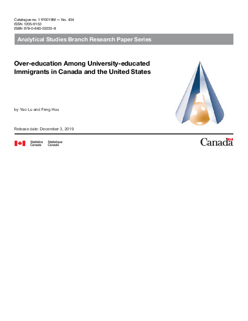 캐나다와 미국에서 대학 교육을 받은 이주자의 과잉 교육 (Over-education Among University-educated Immigrants in Canada and the United States)
