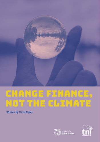기후가 아닌 금융 시스템의 변화 (Change Finance, Not the Climate)