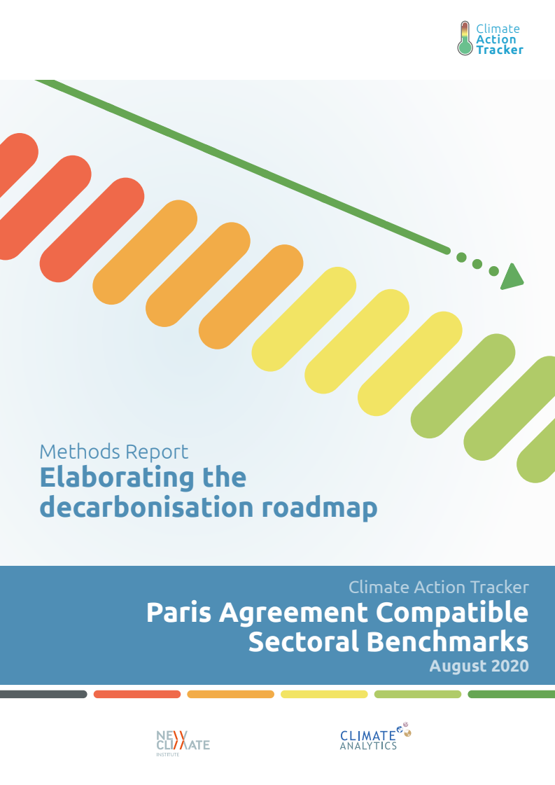 파리협정과 양립 가능한 부문별 기준 : 탈탄소화 지침 설명 (Paris Agreement Compatible Sectoral Benchmarks: Elaborating the decarbonisation roadmap)(2020)