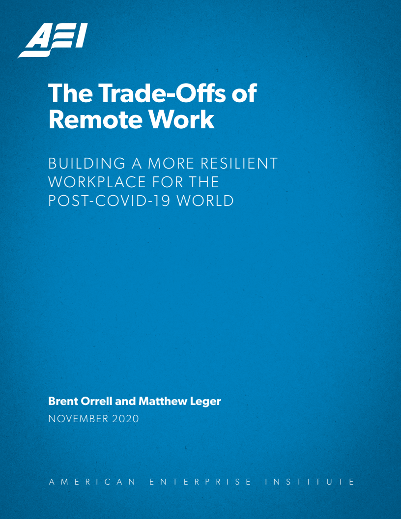 원격 근무의 장단점: 코로나바이러스감염증-19(COVID-19) 이후의 탄력적 사업장 구축 (The trade-offs of remote work: Building a more resilient workplace for the post-COVID-19 world)(2020)