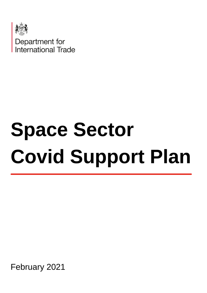 우주 부문 코로나 19 지원 계획 (Space Sector Covid Support Plan)(2021)