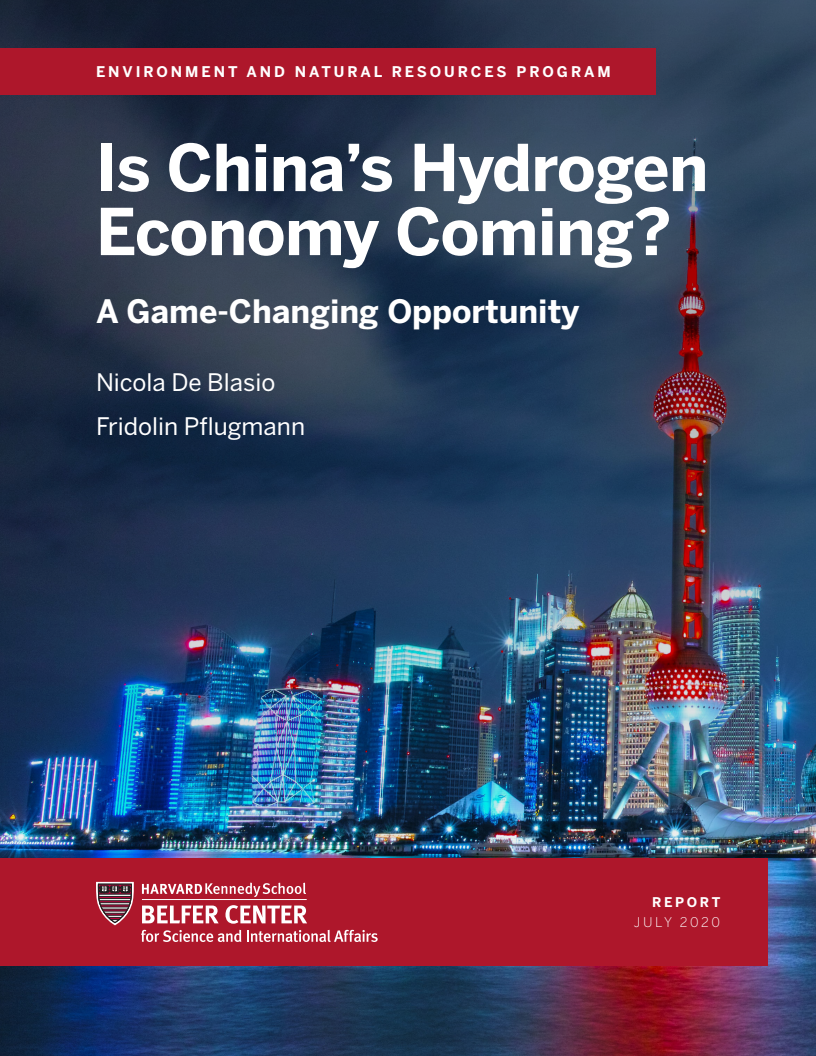 중국의 수소경제 : 판도를 바꾸는 기회 (Is China´s Hydrogen Economy Coming?: A Game-Changing Opportunity)(2020)