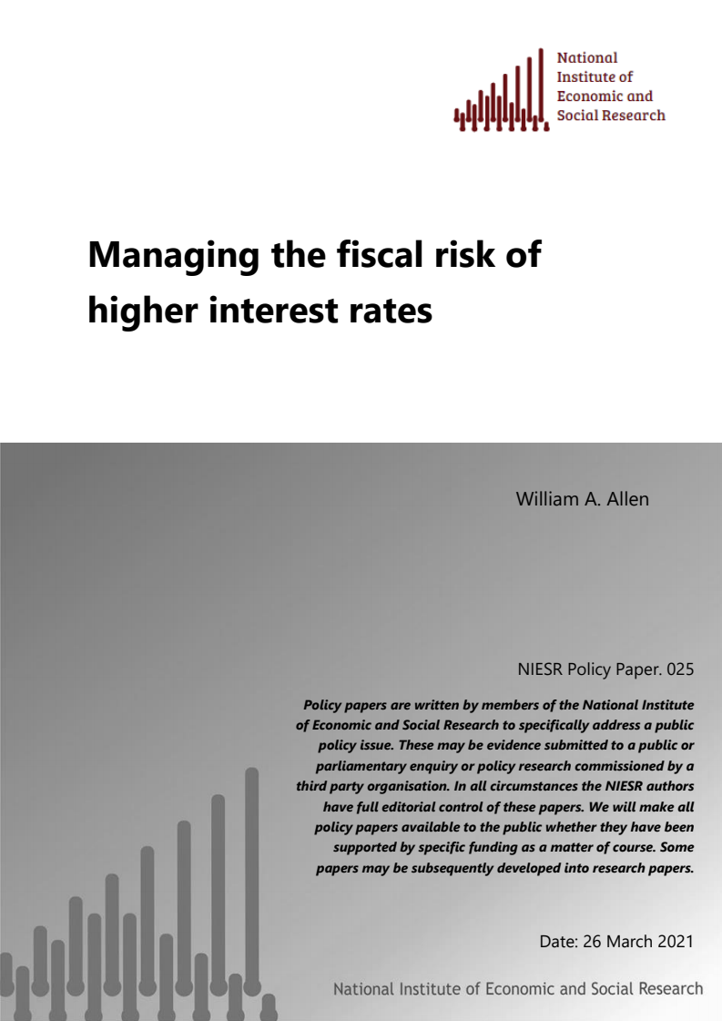 고금리의 재정적 위험관리 (Managing the fiscal risk of higher interest rates )(2021)