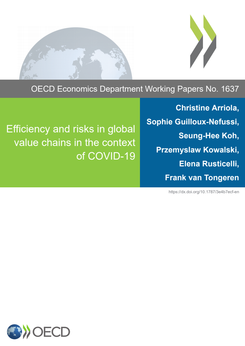 코로나19의 맥락에서 본 글로벌 가치 사슬의 효율성 및 위험성 (Efficiency and risks in global value chains in the context of COVID-19)