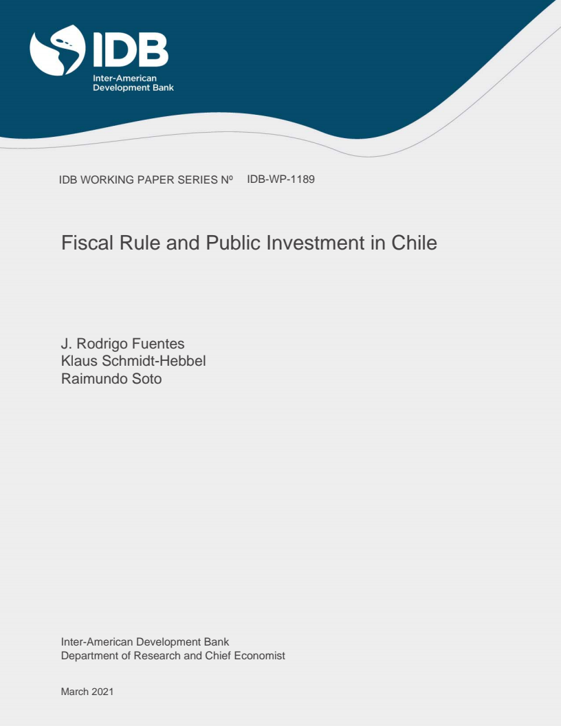 칠레의 재정준칙과 공공 투자 (Fiscal Rule and Public Investment in Chile)