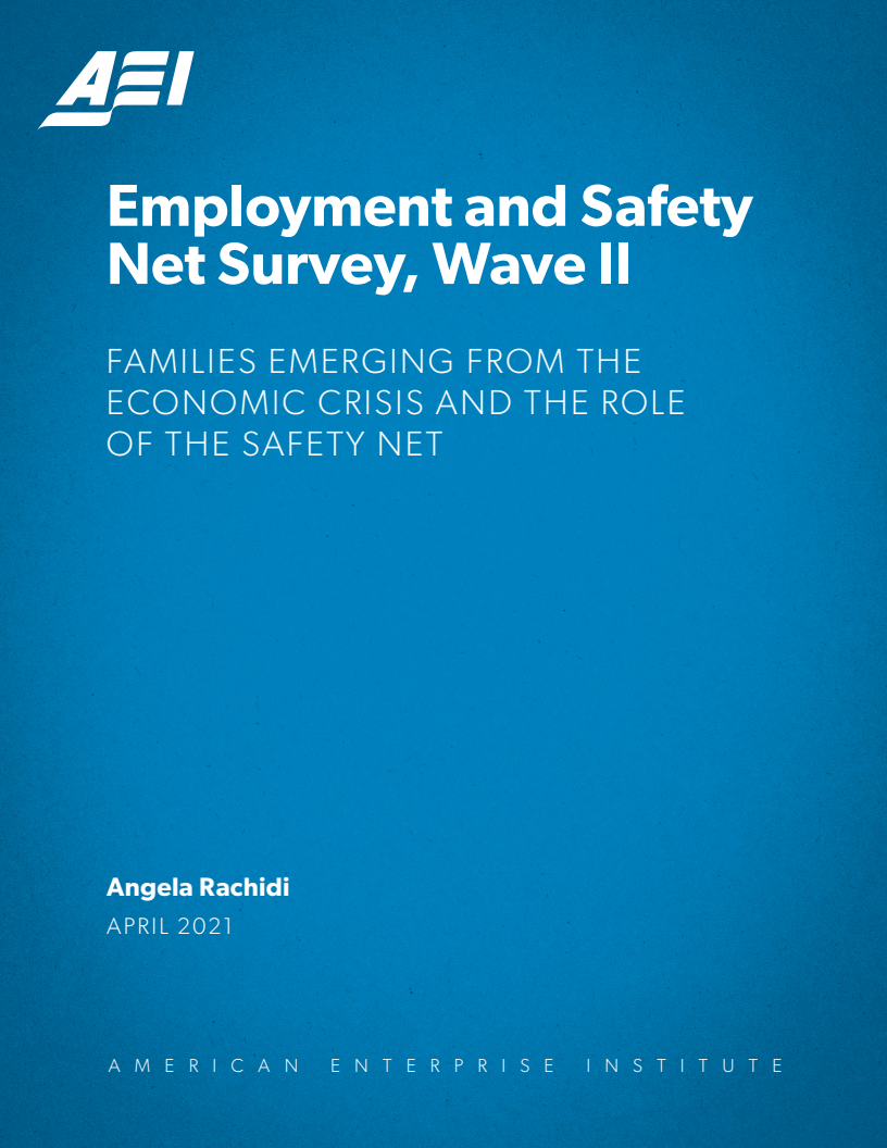고용 및 안전망 조사, 물결 II : 경제 위기에서 벗어나는 가족과 안전망의 역할 (Employment and safety net survey, wave II: Families emerging from the economic crisis and the role of the safety net)(2021)