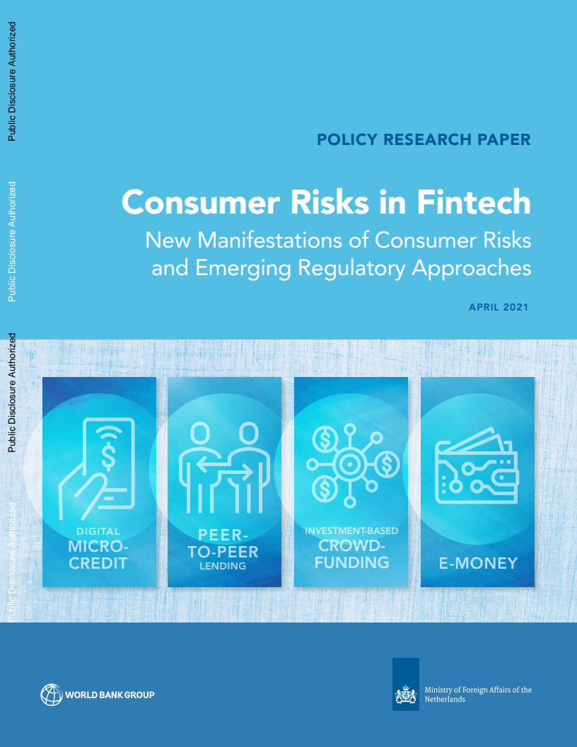 핀테크의 소비자 위험 : 소비자 위험의 새로운 징후 및 신규 규제 접근방식 (Consumer Risks in Fintech: New Manifestations of Consumer Risks and Emerging Regulatory Approaches)(2021)