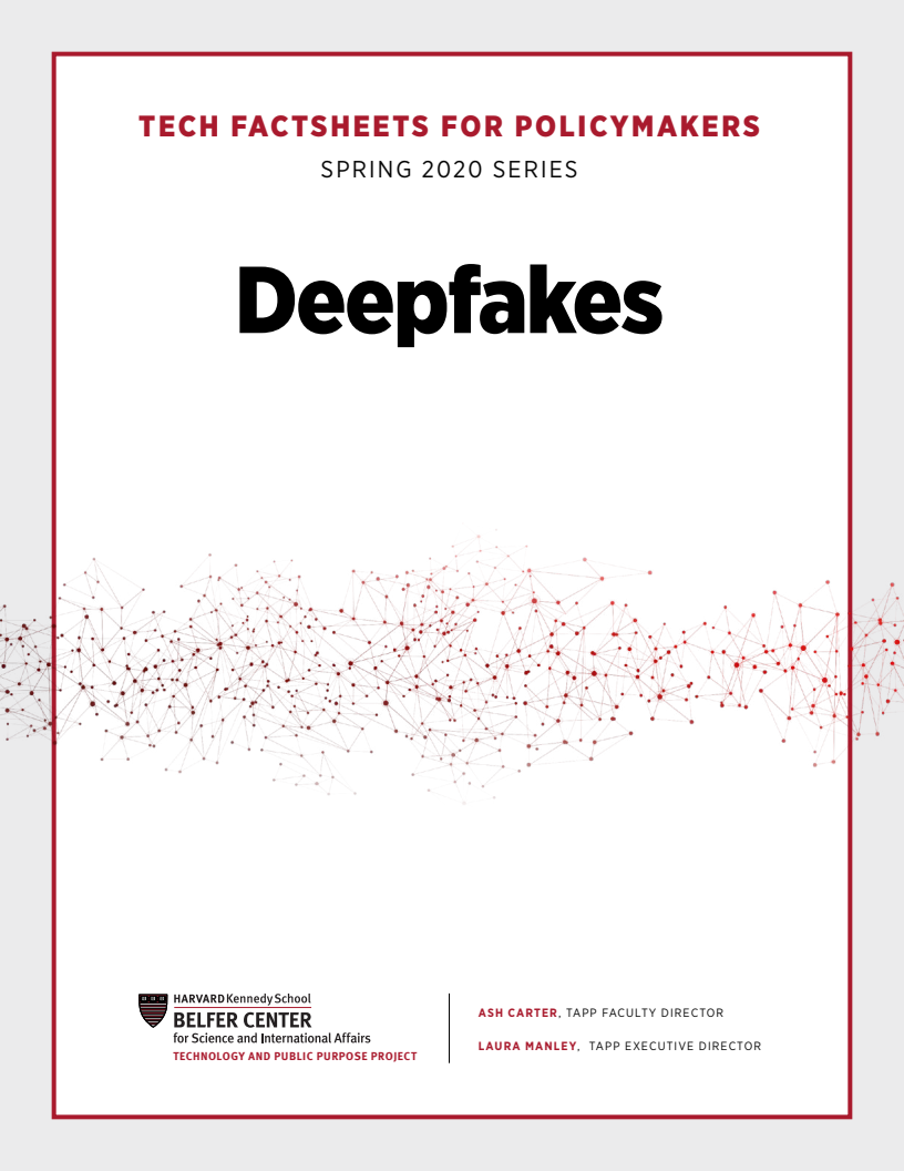 기술 설명서 : 딥페이크(Deepfake) (Technology Factsheet: Deepfakes)