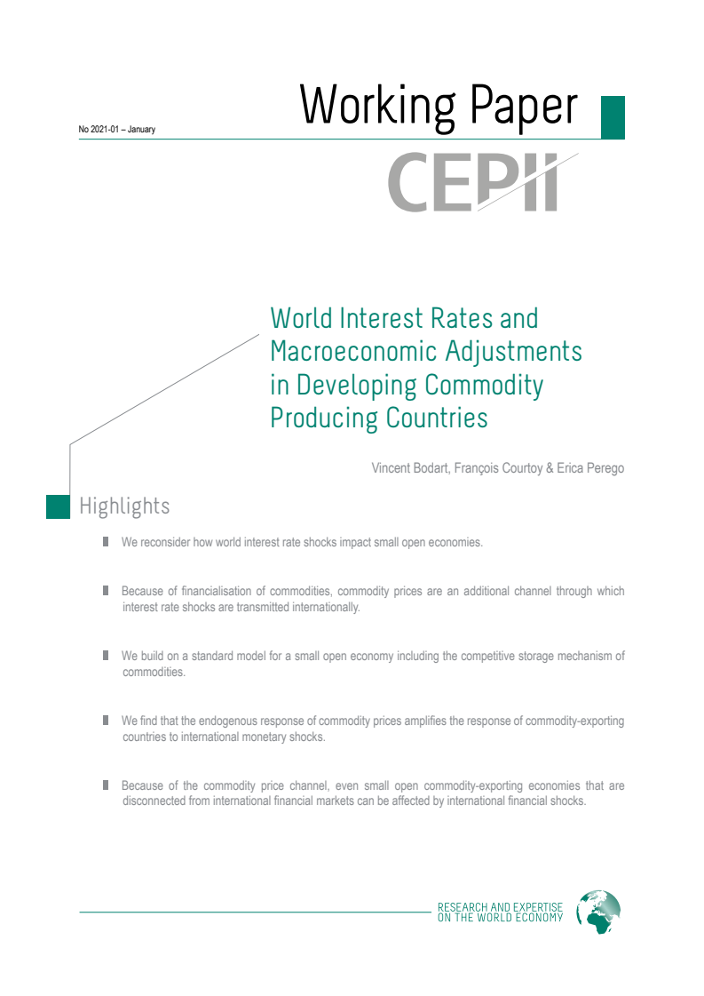 국제 금리와 상품을 생산하는 개발 도상국의 거시경제 조정 (World Interest Rates and Macroeconomic Adjustmentsin Developing Commodity Producing Countries)(2021)