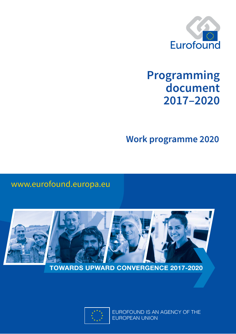 2017-20년 계획서 : 2020년 작업 계획 (Programming document 2017–2020: Work programme 2020)