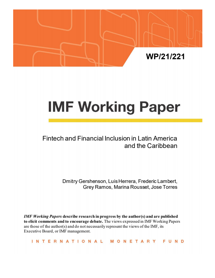 중남미 지역의 핀테크와 금융 포용성 (Fintech and Financial Inclusion in Latin America and the Caribbean)(2021)