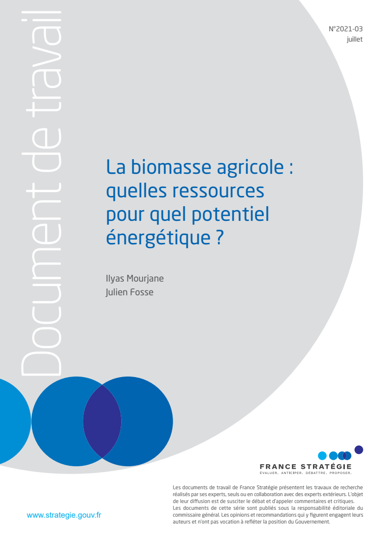 농업 부산물 바이오매스의 천연 에너지원 가능성 연구 (La biomasse agricole: quelles ressources pour quel potentiel énergétique ?)