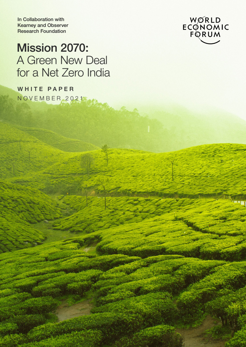 미션 2070 : 인도의 탄소 중립을 위한 그린 뉴딜 (Mission 2070: A Green New Deal for a Net Zero India)(2021)