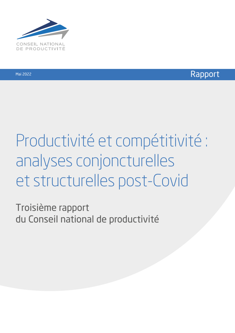 생산성 및 경쟁력 : 포스트 코로나 경제 상황 및 구조 분석 (Productivité et compétitivité: analyses conjoncturelles et structurelles post-Covid)(2022)