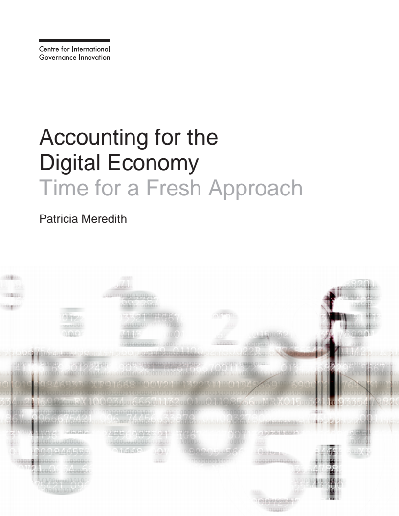 디지털 경제를 위한 회계 방식 : 새로운 접근이 필요한 때 (Accounting for the Digital Economy: Time for a Fresh Approach)