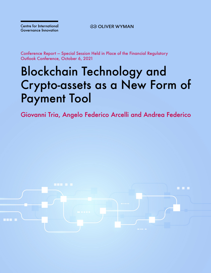 새로운 형태의 지불 수단으로서의 블록체인 기술과 암호자산 (Blockchain Technology and Crypto-assets as a New Form of Payment Tool)(2022)
