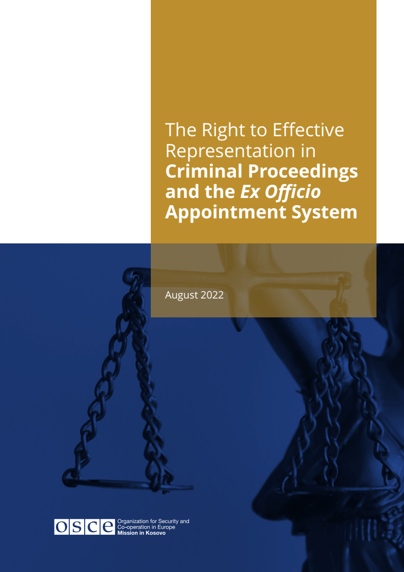 형사소송과 직권임명제에서 효과적인 대리권 (The Right to Effective Representation in Criminal Proceedings and the Ex Officio Appointment System)