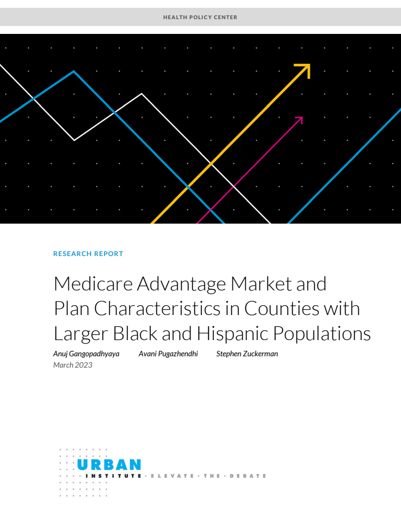흑인 및 히스패닉 인구가 많은 카운티의 메디케어 어드밴티지 시장 및 플랜 특징 (Medicare Advantage Market and Plan Characteristics in Counties with Larger Black and Hispanic Populations)